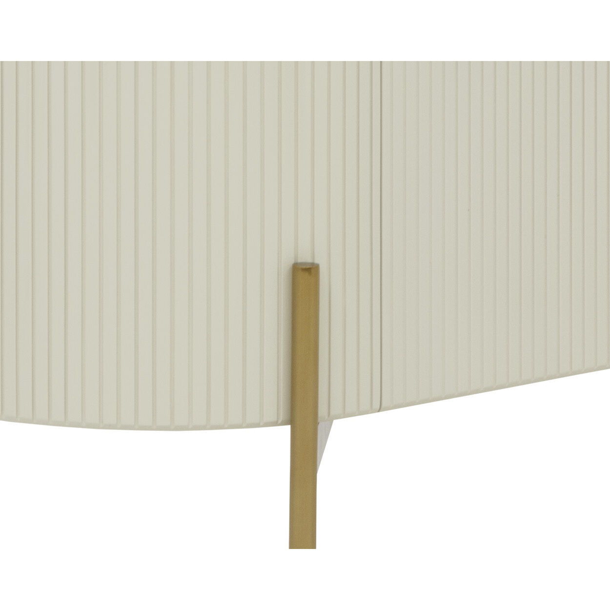 Paloma High Gloss Cream Bar Cabinet